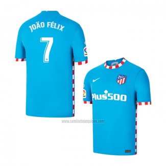 Camiseta Atletico Madrid Jugador Joao Felix Tercera 2021-2022