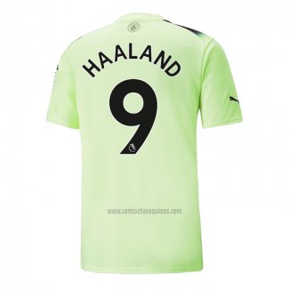 Camiseta Manchester City Jugador Haaland Tercera 2022-2023