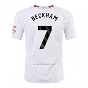 Camiseta Manchester United Jugador Beckham Tercera 2023-2024