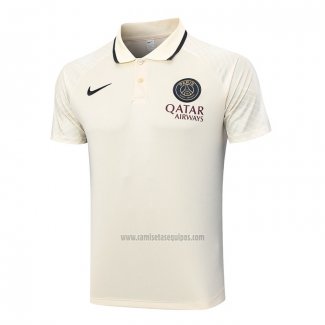 Camiseta Polo del Paris Saint-Germain 2023-2024 Albaricoque