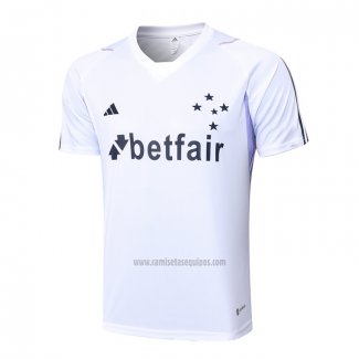 Camiseta de Entrenamiento Cruzeiro 2023-2024 Blanco