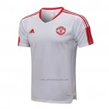 Camiseta de Entrenamiento Manchester United 2021-2022 Blanco