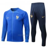 Chandal de Chaqueta del Francia Nino 202022-2023 Azul