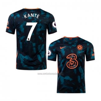 Camiseta Chelsea Jugador Kante Tercera 2021-2022