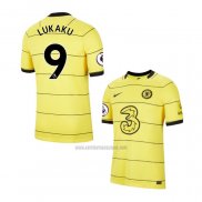 Camiseta Chelsea Jugador Lukaku Segunda 2021-2022