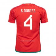 Camiseta Gales Jugador B.Davies Primera 2022