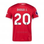 Camiseta Liverpool Jugador Diogo J. Primera 2023-2024