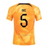 Camiseta Paises Bajos Jugador Ake Primera 2022