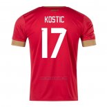 Camiseta Serbia Jugador Kostic Primera 2022