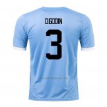 Camiseta Uruguay Jugador D.Godin Primera 2022
