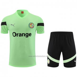 Chandal del Senegal Manga Corta 2023-2024 Verde - Pantalon Corto