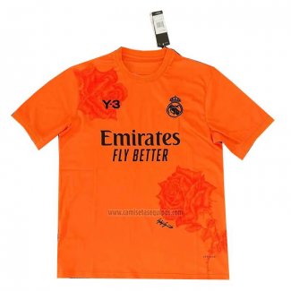Tailandia Camiseta Real Madrid Y-3 2024 Naranja